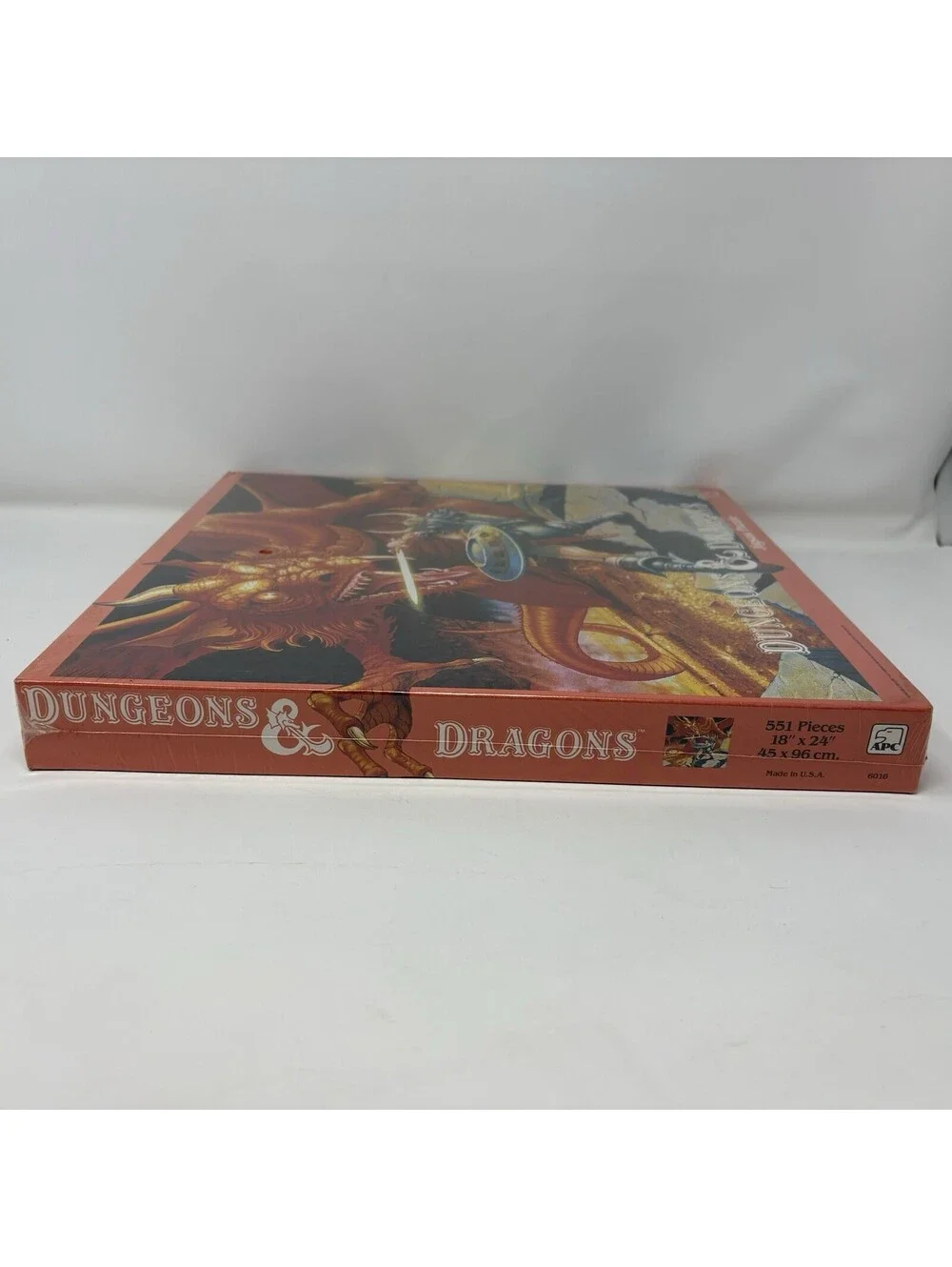 Dungeons & Dragons Jigsaw Puzzle Red Dragon 1983 551 Pieces 18x24 Sealed Vintage